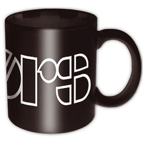 Cover for The Doors · The Doors-Mok: Logo Black (Mug) [Black edition] (2014)