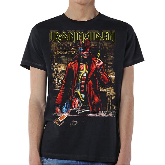 Iron Maiden Unisex T-Shirt: Stranger Sepia - Iron Maiden - Fanituote - Global - Apparel - 5055979995975 - tiistai 14. tammikuuta 2020