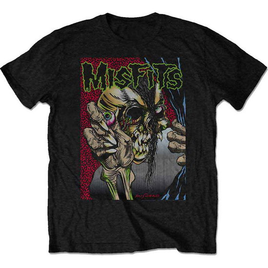 Cover for Misfits · Misfits Unisex T-Shirt: Pushead (Black) (T-shirt) [size S] [Black - Unisex edition] (2017)