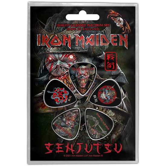 Iron Maiden Plectrum Pack: Senjutsu - Iron Maiden - Fanituote -  - 5056365713975 - 