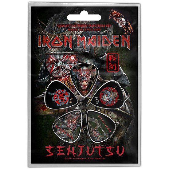 Iron Maiden Plectrum Pack: Senjutsu - Iron Maiden - Merchandise -  - 5056365713975 - 