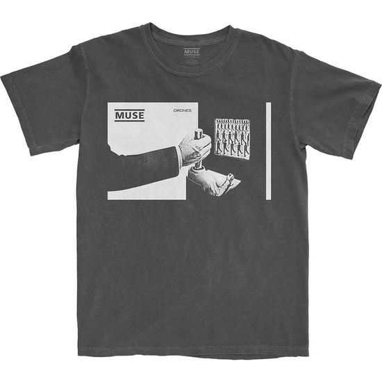 Cover for Muse · Muse Unisex T-Shirt: Shifting (Charcoal Grey) (T-shirt) [size M] [Grey - Unisex edition] (2021)