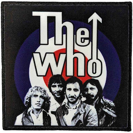 The Who Standard Printed Patch: Band Photo - The Who - Produtos -  - 5056561098975 - 