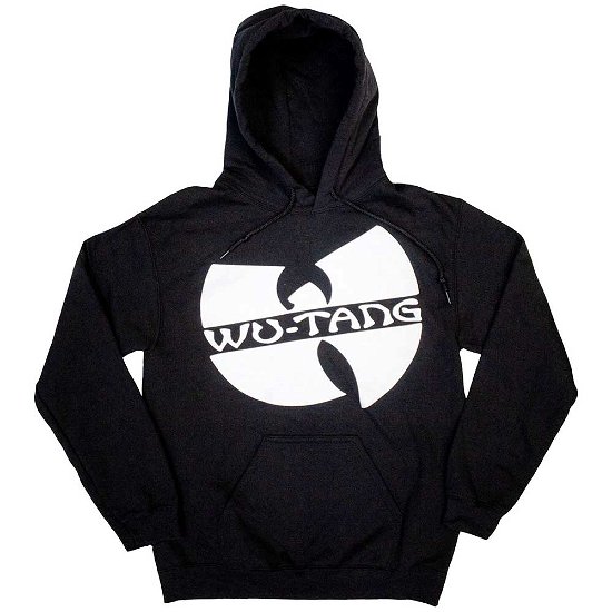 Cover for Wu-Tang Clan · Wu-Tang Clan Unisex Pullover Hoodie: Slanted Logo Mono (Hoodie) [size S]