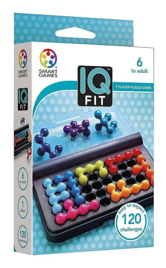 SmartGames  IQ Games IQ Fit Boardgames - SmartGames  IQ Games IQ Fit Boardgames - Brætspil - Smart NV - 5414301515975 - 23. december 2015