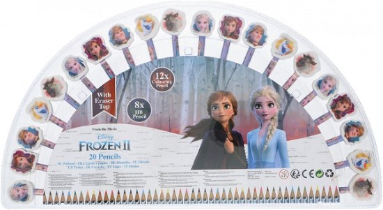 Cover for Kids Licensing · Disney Frozen - 20-pack Pencils W/eraser Toppers (017407020) (Toys)