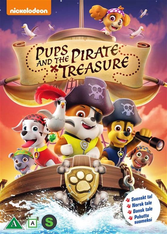 Cover for Paw Patrol · Paw Patrol - Pups and the Pirate Tr. (DVD) (2019)
