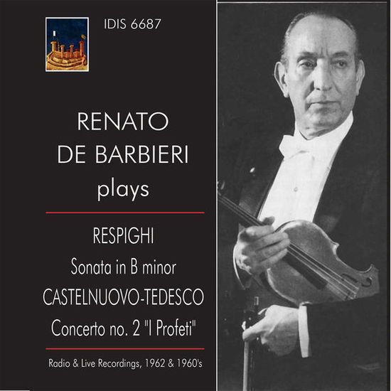 Cover for Castelinuovo / Renato De Barbieri · Renato De Barbieri Plays Respighi &amp; Nuovo (CD) (2014)