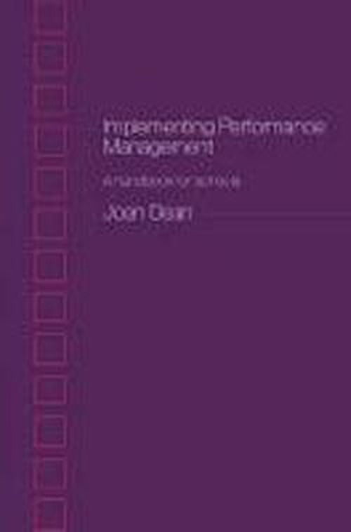 Cover for Joan Dean · Implementing Performance Management: A Handbook for Schools (Paperback Book) (2002)