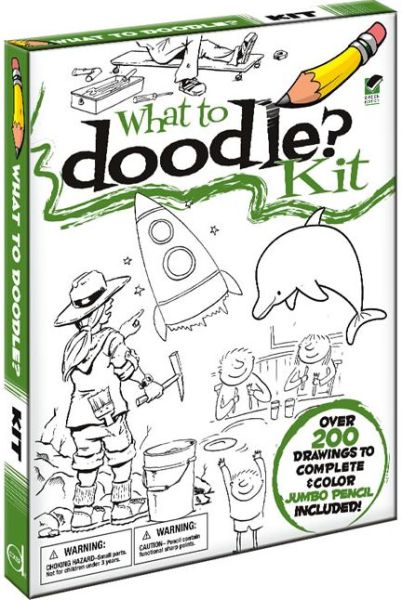 Cover for Chuck Whelon · What to Doodle? Kit - Dover Fun Kits (Paperback Book) [Green edition] (2011)