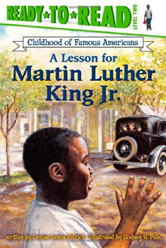 Cover for Denise Lewis Patrick · A Lesson for Martin Luther King Jr. (Ready-to-read Cofa) (Paperback Book) (2003)