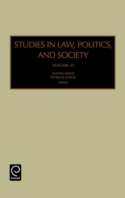 Cover for Sarat · Studies in Law, Politics, and Society - Studies in Law, Politics, and Society (Hardcover Book) [Revised edition] (2004)