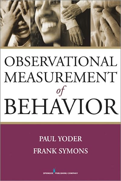 Cover for Paul Yoder · Observational Measurement of Behavior (Paperback Book) (2010)