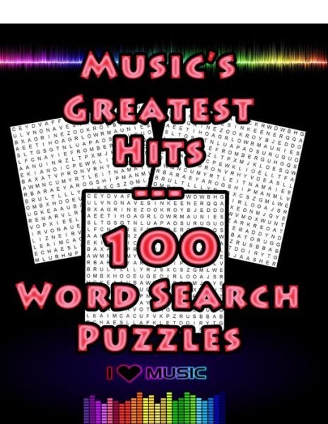 Cover for On Target Puzzles · Music's Greatest Hits - 100 Word Search Puzzles : 100 Music Themed Word Search Puzzles For Music Lovers, Large 8.5 x 11 Puzzle Book (Taschenbuch) (2019)