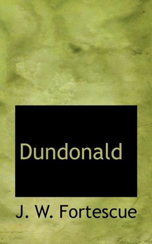 Cover for J. W. Fortescue · Dundonald (Paperback Book) (2009)