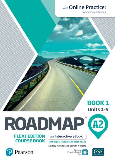 Cover for Lindsay Warwick · Roadmap A2 Flexi Edition Course Book 1 with eBook and Online Practice Access (Book) (2021)