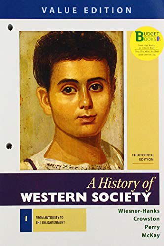 Cover for Merry E. Wiesner-Hanks · Loose-Leaf for A History of Western Society, Value Edition, Volume 1 13e &amp; Achieve Read &amp; Practice for A History of Western Society, Value Edition 13e (Paperback Book) (2019)