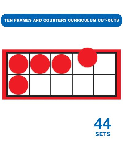 Cover for Carson-Dellosa Publishing · Ten Frames and Counters Curriculum Cut-Outs (N/A) (2015)