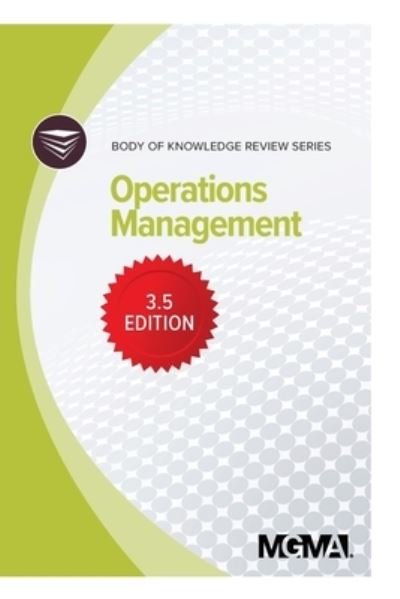 Cover for Mgma · Body of Knowledge Review Series Operations Management (Buch) (2019)