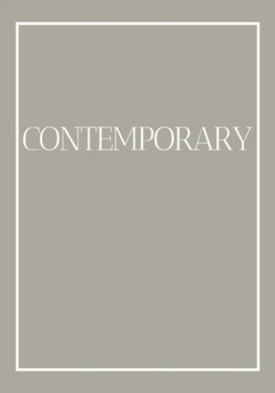 Cover for Contemporary Interior Design · Contemporary (Paperback Book) (2019)