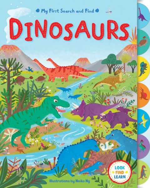 Cover for Editors of Silver Dolphin Books · My First Search and Find: Dinosaurs (Kartongbok) (2019)