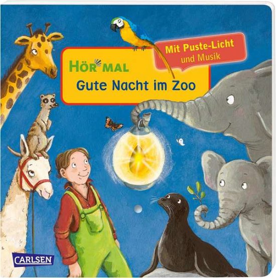 Cover for Julia Hofmann · Hör mal (Soundbuch): Mach mit - Pust aus: Gute Nacht im Zoo (Board book) (2021)