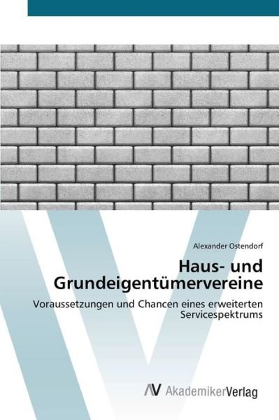 Cover for Ostendorf · Haus- und Grundeigentümervere (Book) (2012)