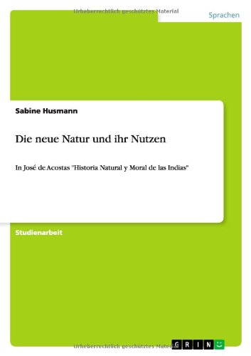 Cover for Husmann · Die neue Natur und ihr Nutzen (Book) [German edition] (2011)