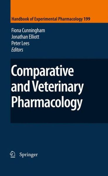 Cover for Fiona Cunningham · Comparative and Veterinary Pharmacology - Handbook of Experimental Pharmacology (Paperback Book) [Previously published in hardcover edition] (2012)