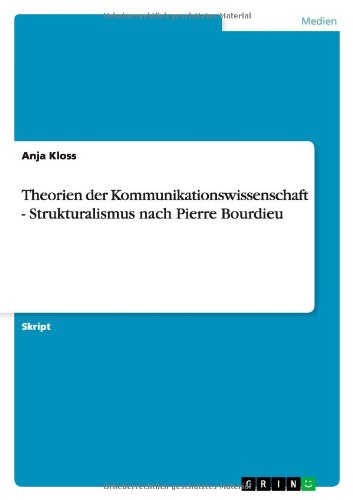 Cover for Kloss · Theorien der Kommunikationswissen (Book) [German edition] (2012)