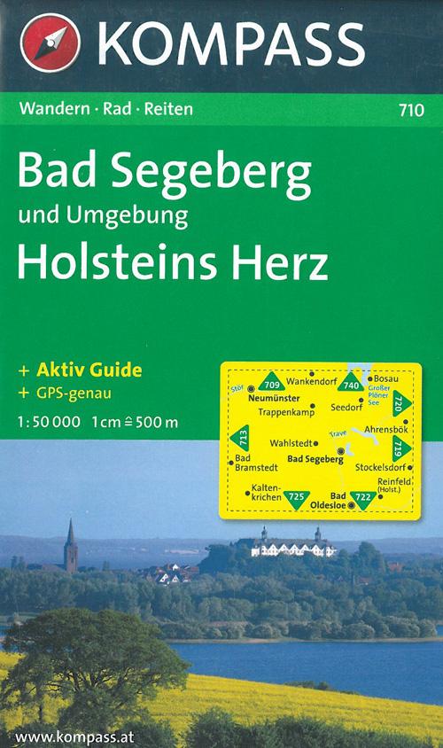 Bad Segeberg und Umgebung, Holsteins Herz, Kompass Wanderkarte 710 - Mair-Dumont / Kompass - Books - Kompass - 9783850261975 - October 15, 2010