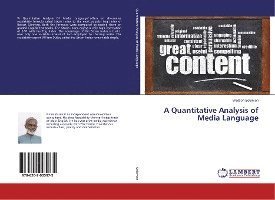 Cover for Solomon · A Quantitative Analysis of Medi (Bog)