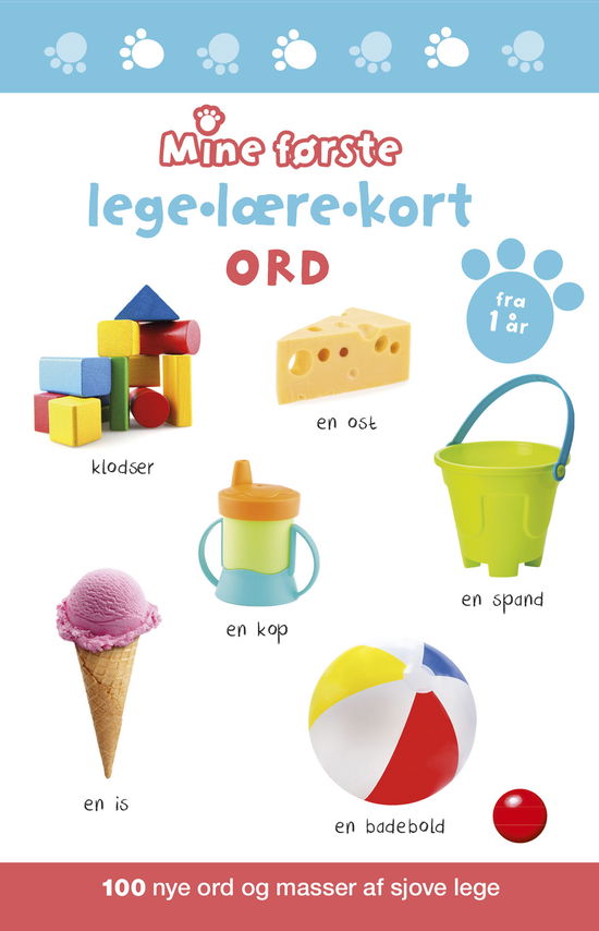 Lege-lære-kort: Mine første lege-lære-kort: Ord -  - Merchandise - Forlaget Bolden - 9788772056975 - 7. november 2022