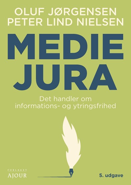 Cover for Peter Lind Nielsen og Oluf Jørgensen · Mediejura (Heftet bok) [5. utgave] (2022)