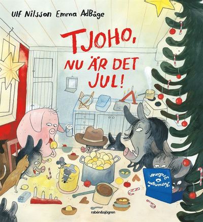 Adventsbok: Tjoho, nu är det jul! - Emma Adbåge - Böcker - Rabén & Sjögren - 9789129701975 - 13 oktober 2017