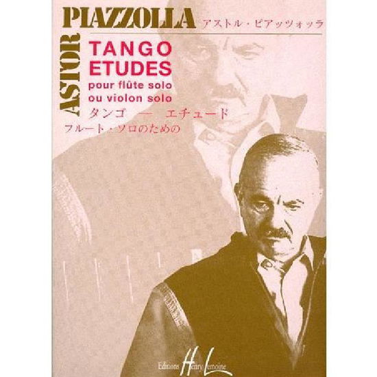 Cover for Astor Piazolla · 6 Tango Tudes Flute or Violin (Pocketbok) (2017)