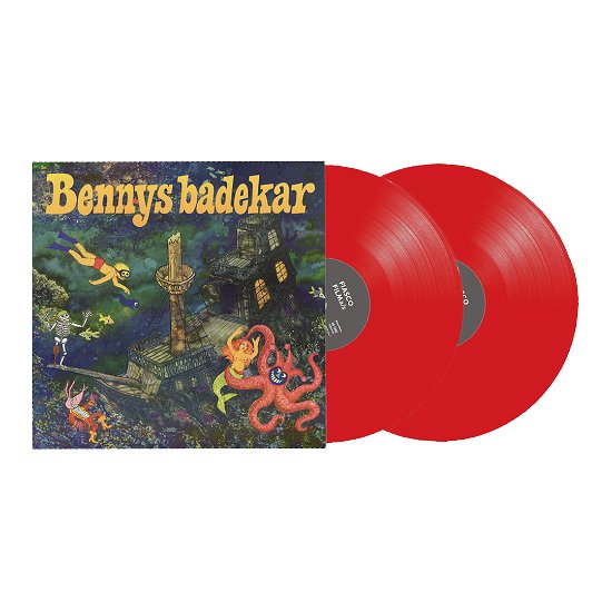 Cover for Bennys Badekar (LP) [Limited Deluxe Badebukserød Vinyl edition] [Gatefold] (2023)