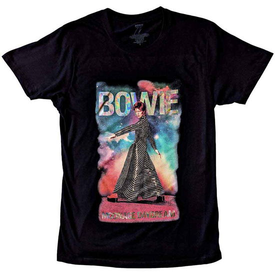 Cover for David Bowie · David Bowie Unisex T-Shirt: Moonage 11 Fade (Embellished) (T-shirt)