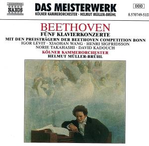 Cover for Müller-brühl,helmut / Kko/+ · BEETHOVEN:Fünf Klavierkonzerte (CD) (2007)