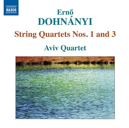 Cover for Dohnanyi / Aviv Quartet · Dohnanyi: String Quartets Nos 1 &amp; 3 (CD) (2012)