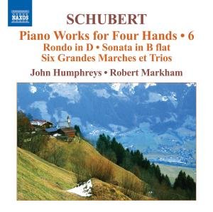 Piano Works for Four Hands 6 - Schubert / Humphreys / Markham - Musik - NAXOS - 0747313269976 - 13. November 2012