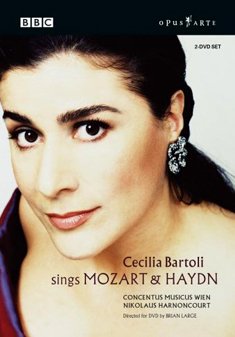 Cover for Bartoli,Cecilia / Harnoncourt,N. · * Singt Mozart &amp; Haydn (DVD) (2004)