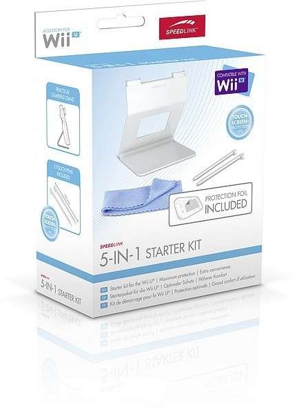 Cover for 5 · 5-in-1 Staret-kit Comfort White Wii U (Speedlink) (Wii U)