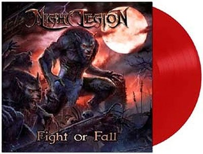 Cover for Night Legion · Fight or Fall (Ltd. Red Lp) (LP) [Coloured edition] (2023)