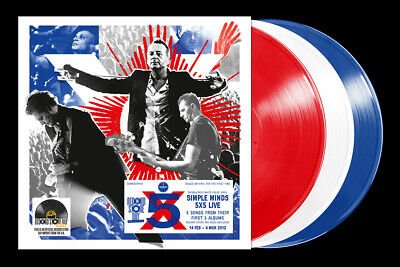 Cover for Simple Minds · RSD 2022 -  5x5 Live (3lp/red White &amp; Blue/180g) (LP) (2022)