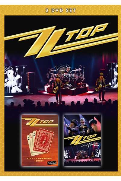 Cover for ZZ Top · Live In Germany  Rockpalast 1980 + Live At Montreux 2013 (DVD) (2018)