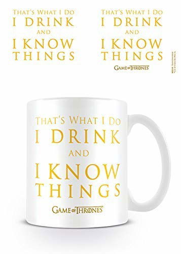 Cover for Game of thrones Drink &amp; know things · Mok (MERCH)