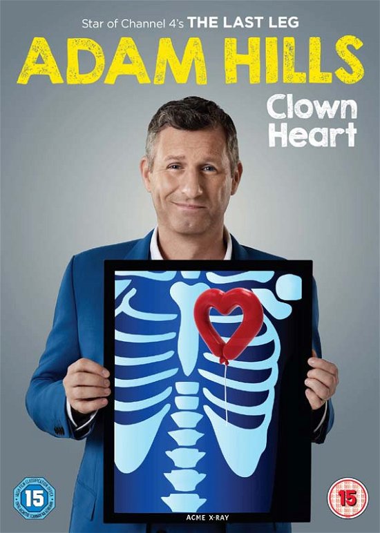 Cover for Adam Hills Clown Heart DVD · Adam Hills - Clown Heart Live (DVD) (2017)