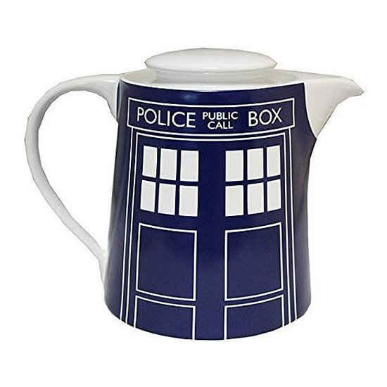 Cover for Doctor Who · Tardis Door Panel Teapot (MERCH) [Blue edition] (2020)