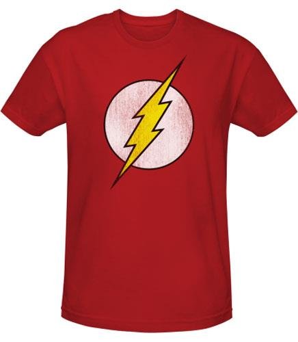 Cover for The Flash · FLASH - T-Shirt IN A TUBE- Distressed Logo (MERCH) [size XXL] (2019)